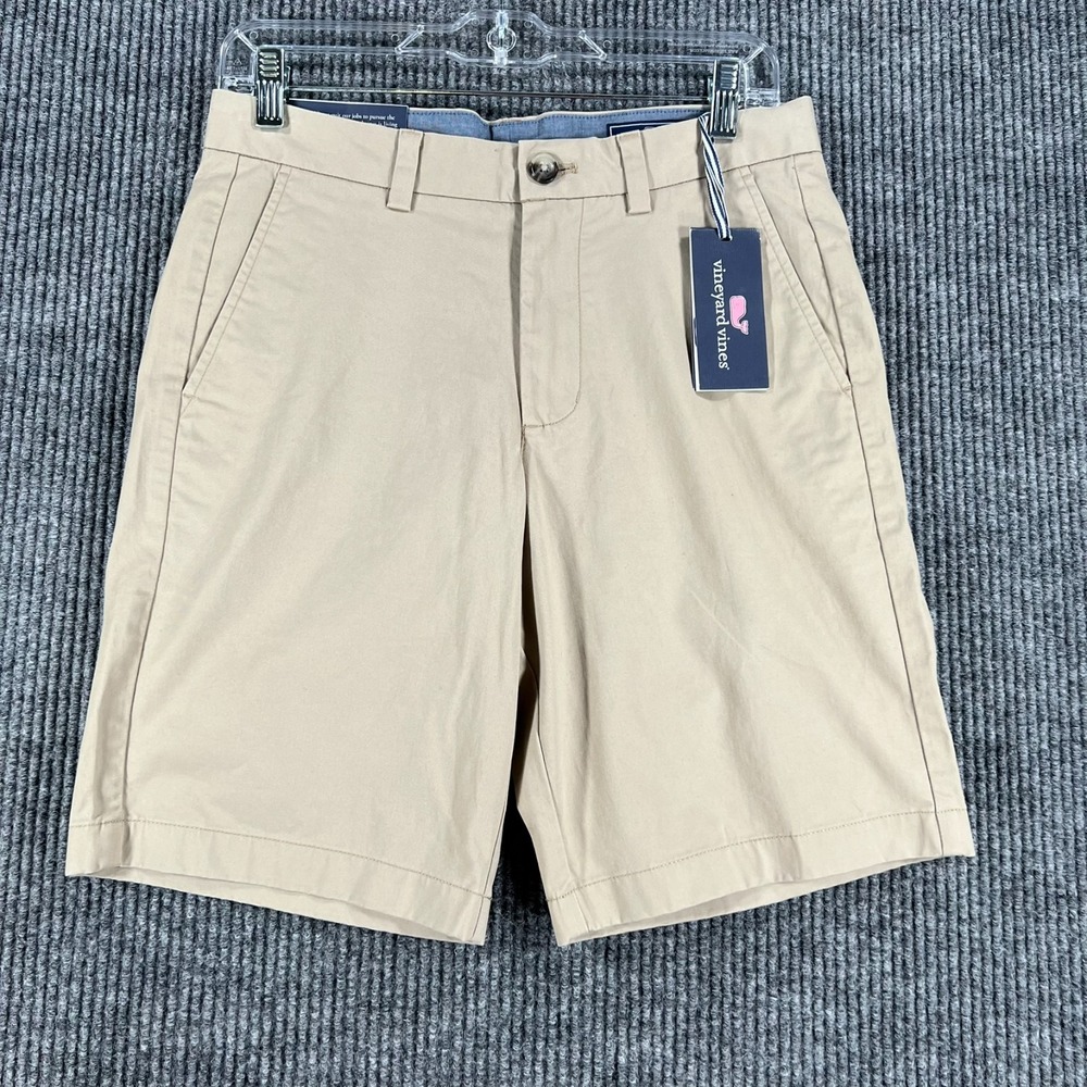 Vineyard Vines Breaker Shorts Mens Size 28 Beige Chino Casual Golf Outdoor New